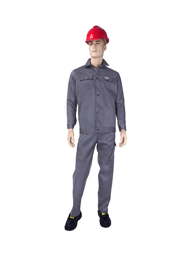 Ameriza Safety Pants And Shirt Set Grey 2XL - Image 1