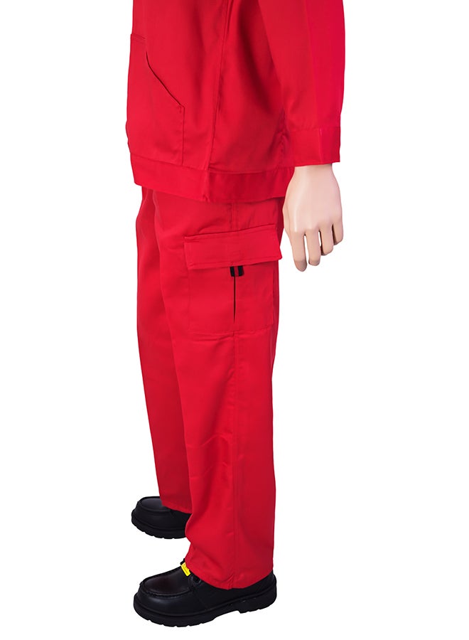 Ameriza Safety Pants And Shirt Set Red 3XL - Image 3