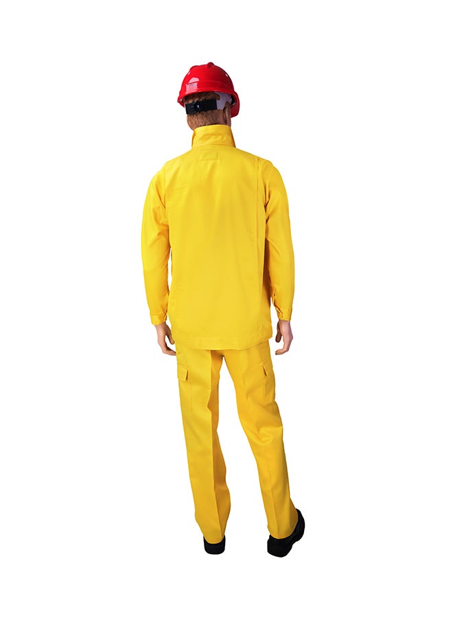 Ameriza Safety Pants And Shirt Set Yellow 4XL - Image 2