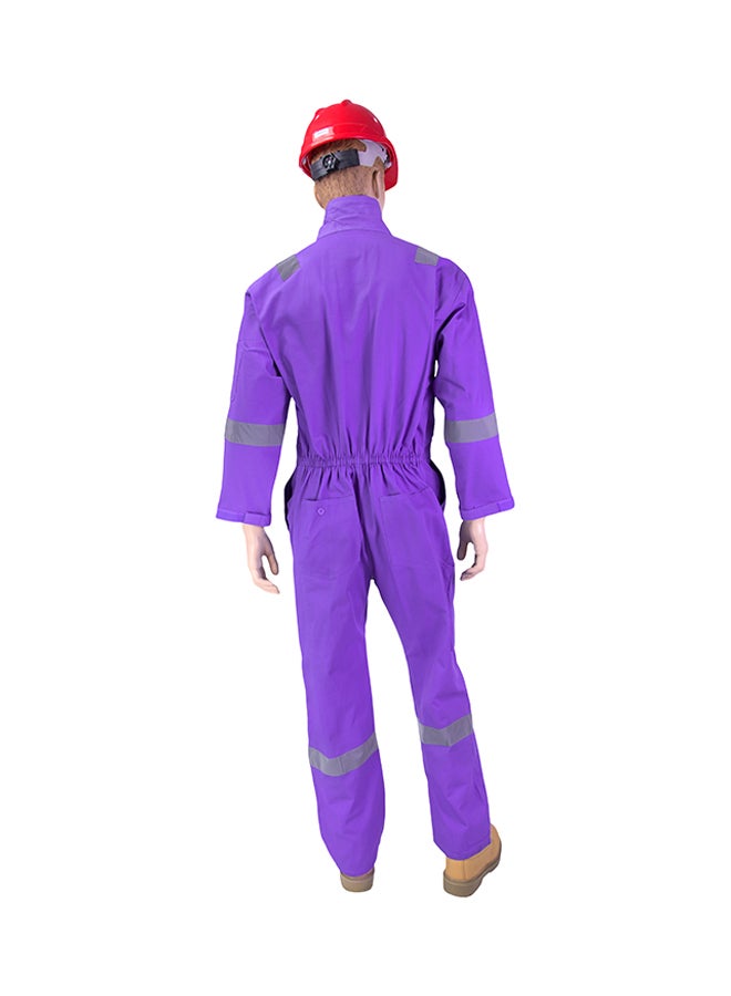 Empiral Comfort Safety Coverall With 6 Reflective Tapes Petrol Blue 2XL  - Image 2