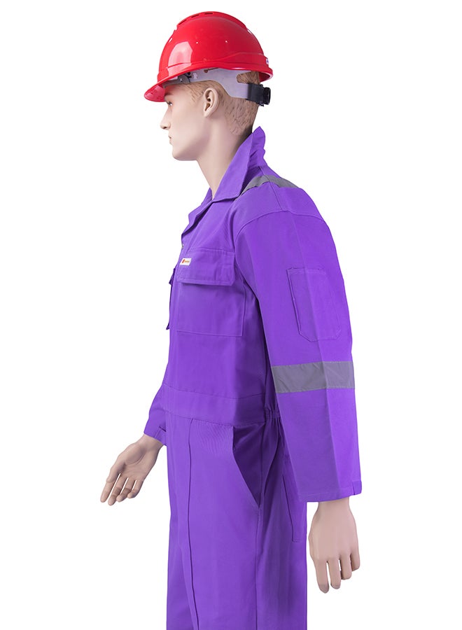 Empiral Comfort Safety Coverall With 6 Reflective Tapes Petrol Blue 2XL  - Image 3