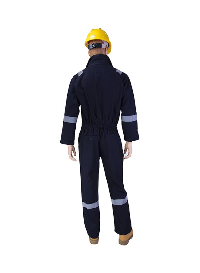 Empiral Comfort Safety Coverall With 6 Reflective Tapes Navi Blue Small - Image 2