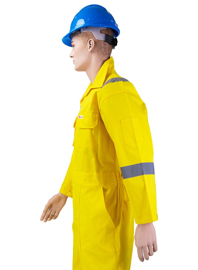 Empiral Comfort Safety Coverall With 6 Reflective Tapes Yellow 3XL  - Image 3