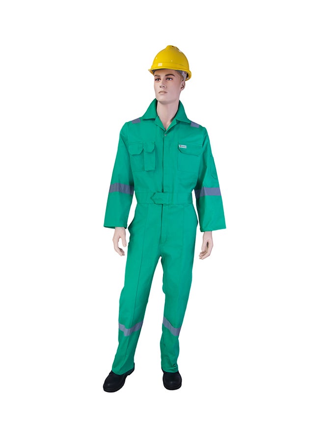 Empiral Comfort Safety Coverall With 6 Reflective Tapes Green 3XL  - Image 1