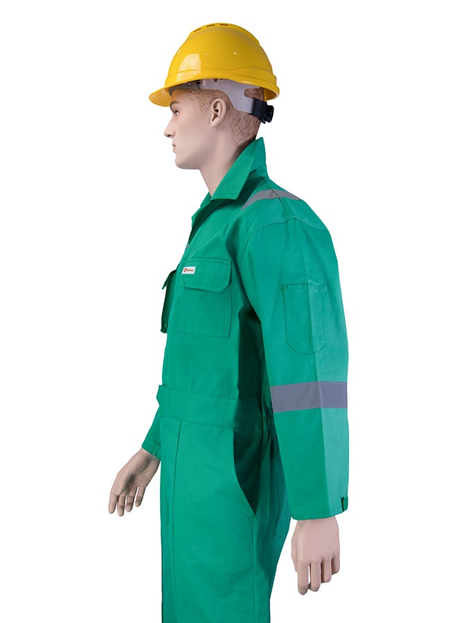 Empiral Comfort Safety Coverall With 6 Reflective Tapes Green 2XL  - Image 3