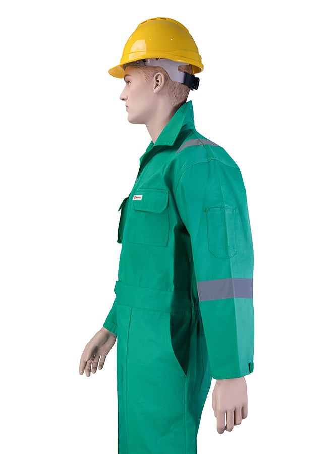 Empiral Comfort Safety Coverall With 6 Reflective Tapes Green 3XL  - Image 3