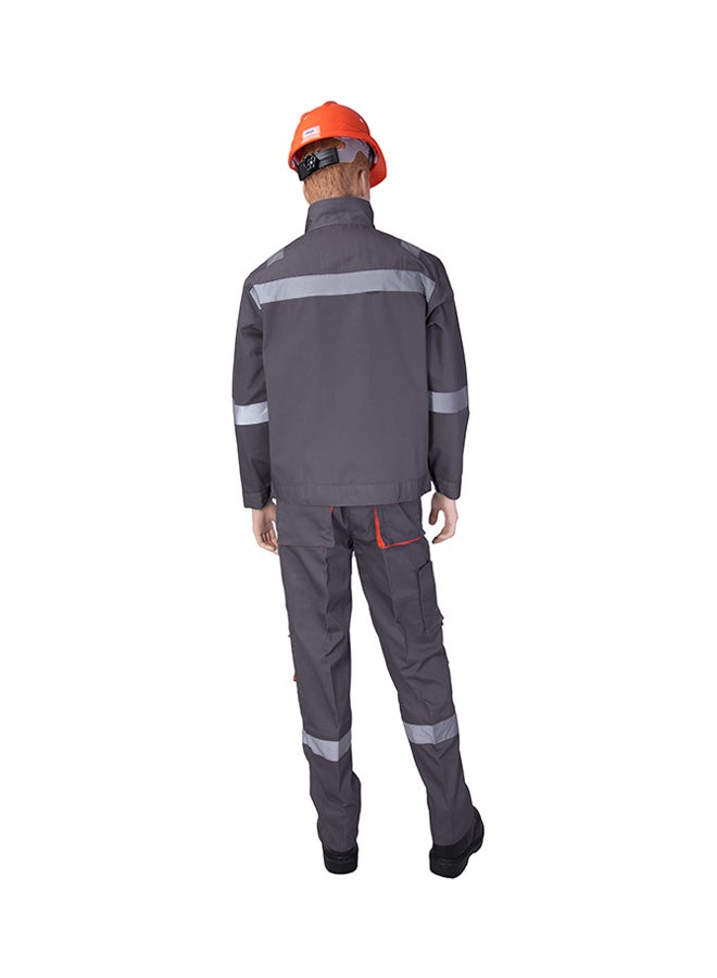 Empiral - European Style Safety Pants And Shirt Set Grey 4XL - Image 1