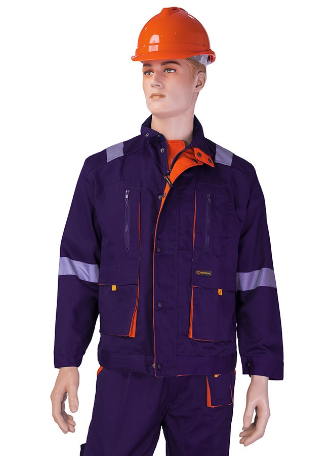 Empiral European Style Safety Pants And Shirt Set Navi Blue Small  - Image 3