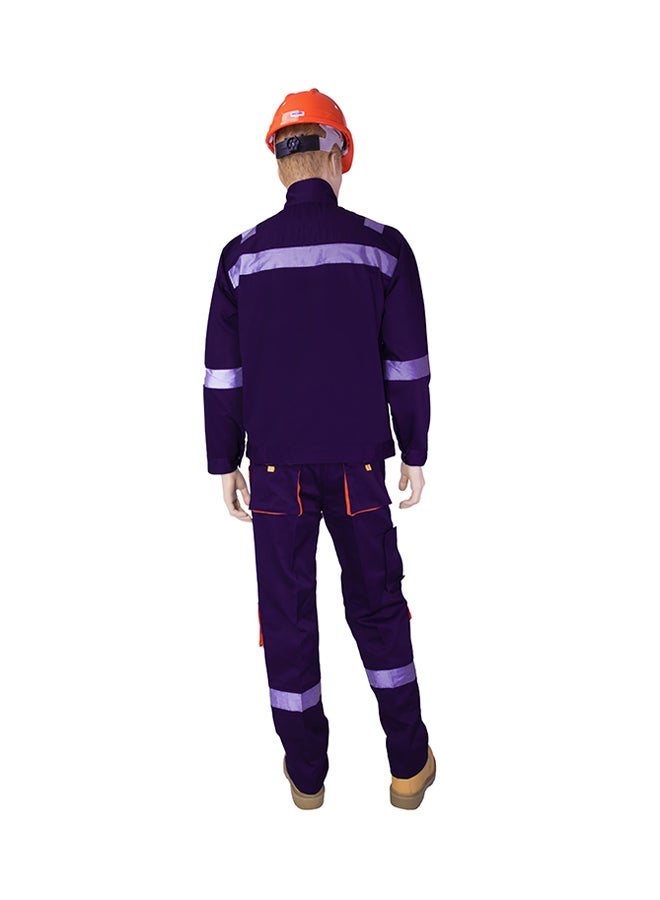 Empiral European Style Safety Pants And Shirt Set Navi Blue Medium  - Image 2