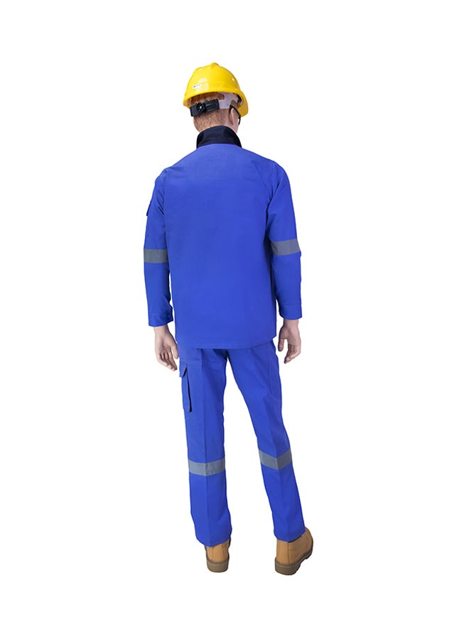 Empiral Comfort Safety Pants And Shirt Set Petrol Blue 4XL  - Image 2
