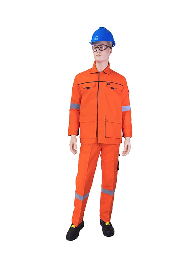Empiral Comfort Safety Pants And Shirt Set Orange Small  - Image 1
