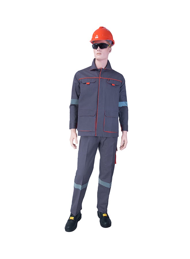 Empiral Comfort Safety Pants And Shirt Set Grey Medium - Image 1