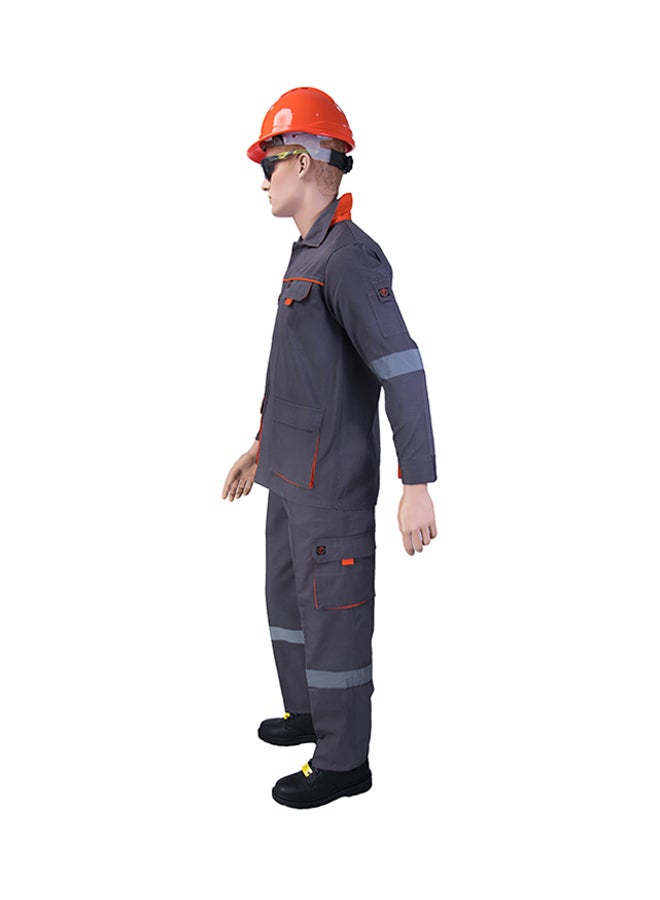Empiral Comfort Safety Pants And Shirt Set Grey 4XL  - Image 3