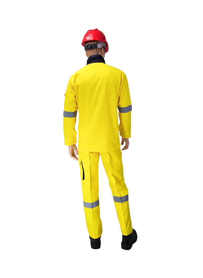 Empiral Comfort Safety Pants And Shirt Set Yellow 4XL  - Image 2
