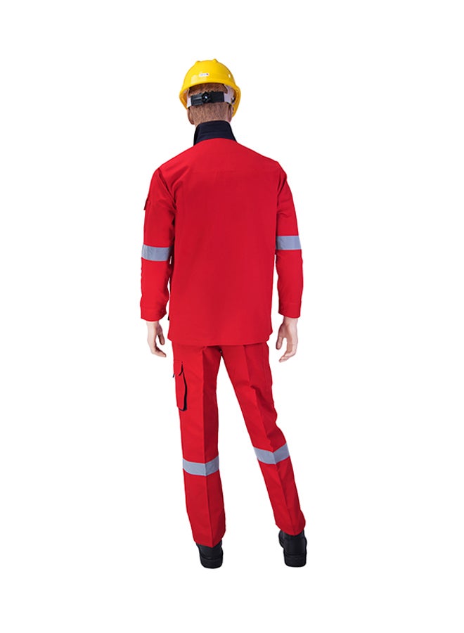 Empiral Comfort Safety Pants And Shirt Set Red 2XL - Image 2