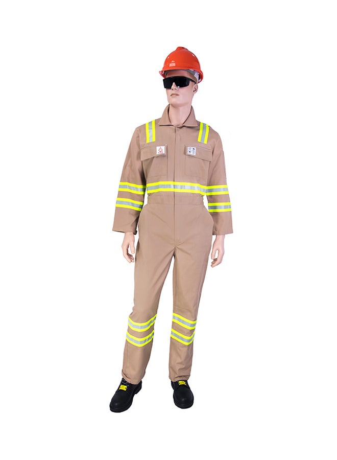 Empiral European Style Fire Retardant Coverall Khaki 4XL  - Image 1