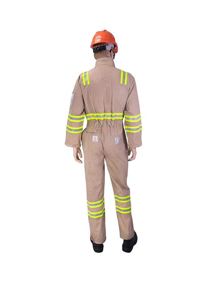 Empiral European Style Fire Retardant Coverall Khaki 4XL  - Image 2