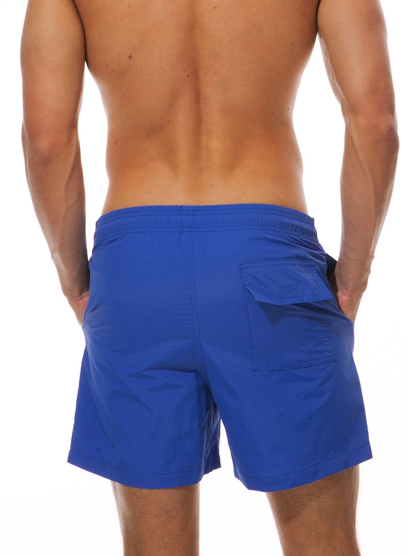 إسكاتش شورت كاجوال مزوّد بجيوب أزرق ملكي - Image 2