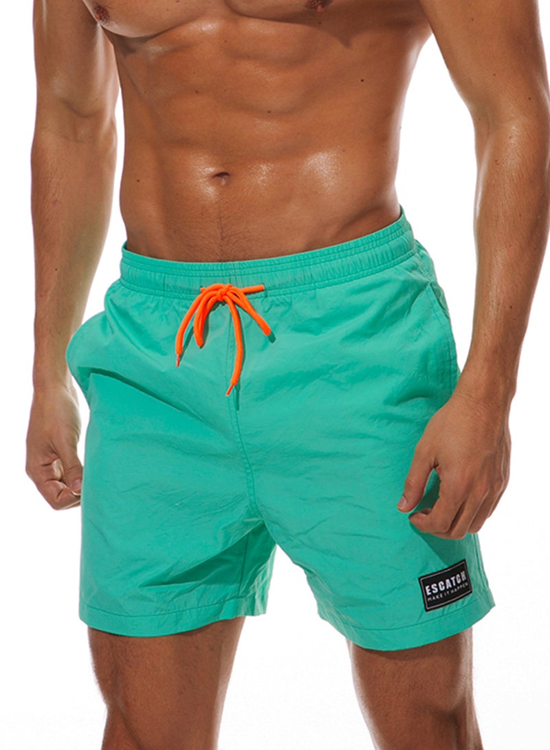 إسكاتش شورت كاجوال مزوّد بجيوب أخضر - Image 1