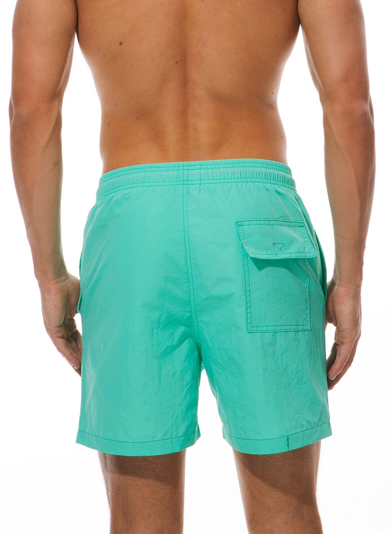 إسكاتش شورت كاجوال مزوّد بجيوب أخضر - Image 2