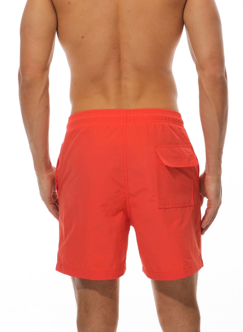 Pocket Detailed Casual Shorts Orange - v1532689551/N16037121V_2