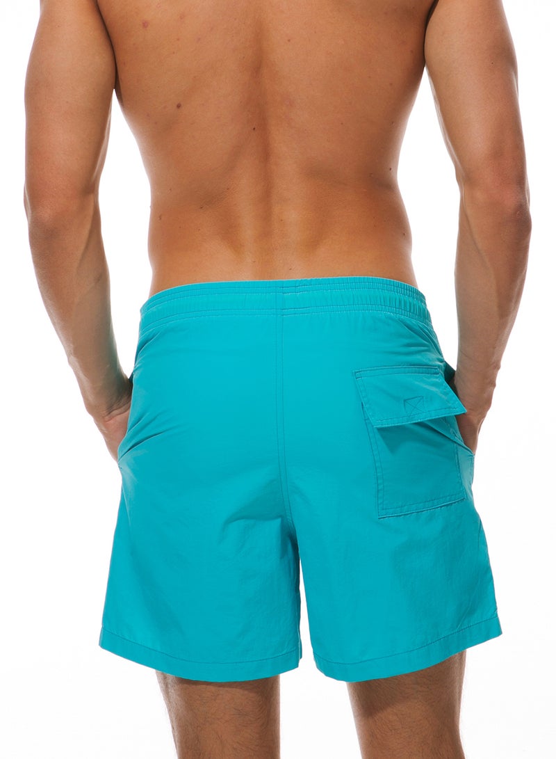 إسكاتش شورت كاجوال مزوّد بجيوب أزرق سماوي - Image 2