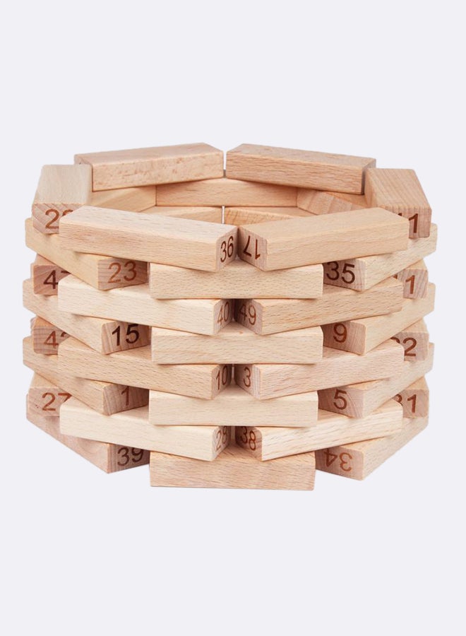 Generic - 48-Piece Block Jenga Game Set - Image 1