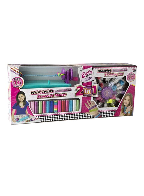 2-In-1 Wrist Twists Bracelet Maker For Kids