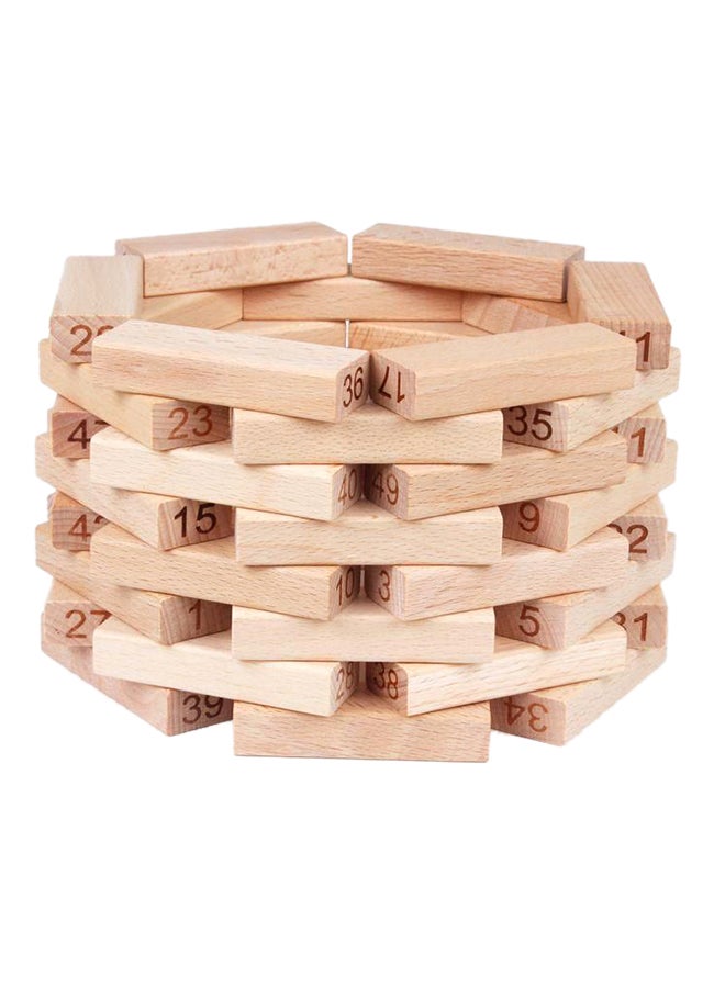 51-Piece Beech Building Blocks Set - Image 2