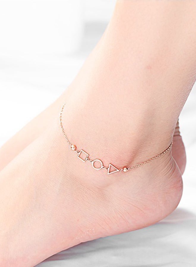 Rose Gold Plated Anklet  - Image 3