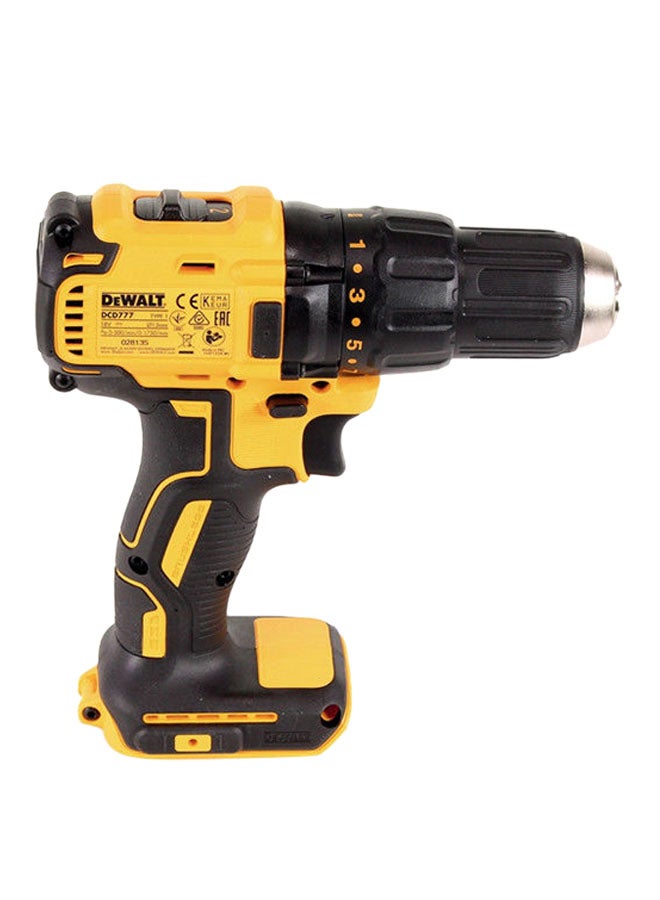 ديوالت مثقاب صغير بدون فرشاة أسود/ أصفر - Image 2