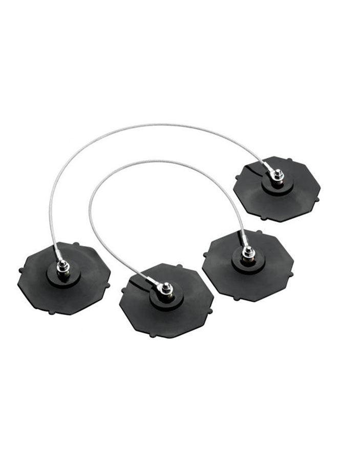 EXPERT 2-Piece Window Handling Kit Set Black/Silver 