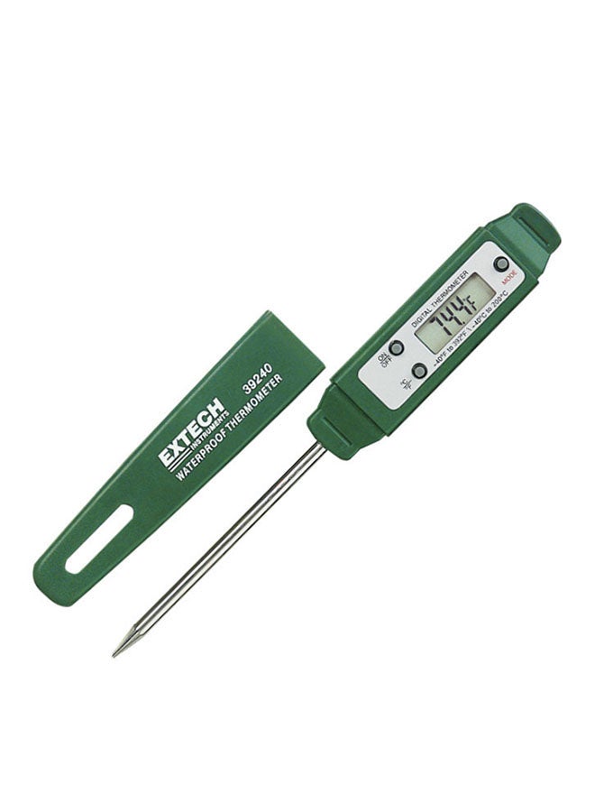 Extech Waterproof Thermometer Green/Silver 