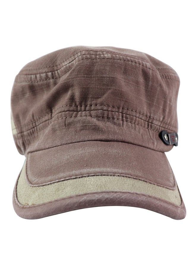 Vintage Army Cap Light brown - Image 1