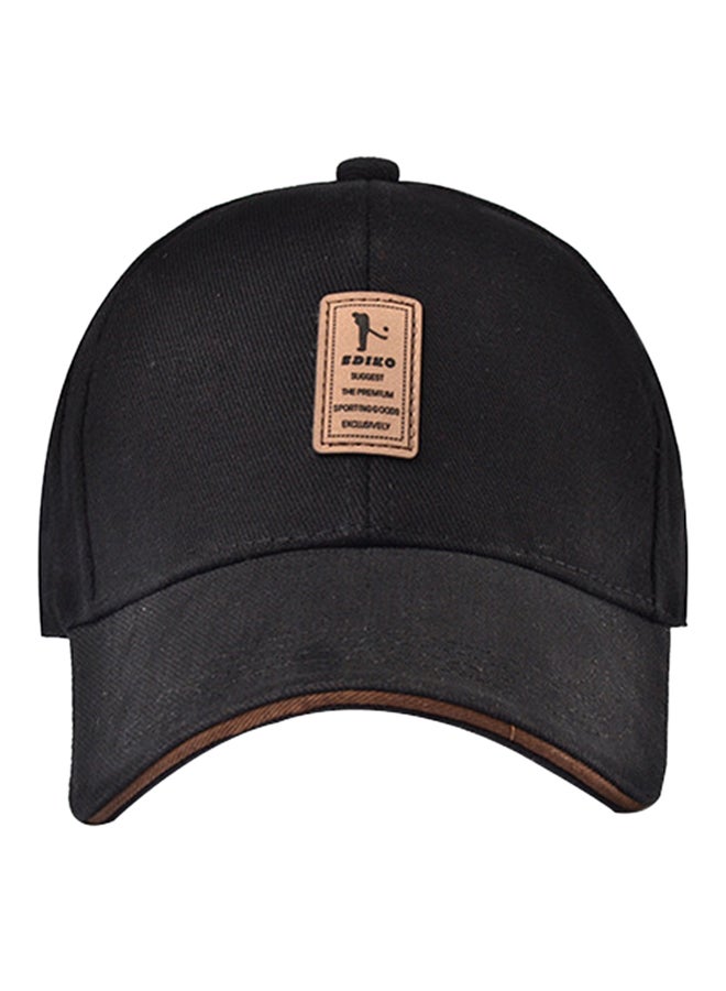 Generic Solid Baseball Cap Black  - Image 1
