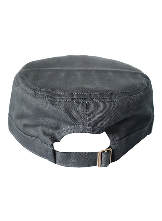 Generic Cotton Plain Army Cap Black  - Image 2