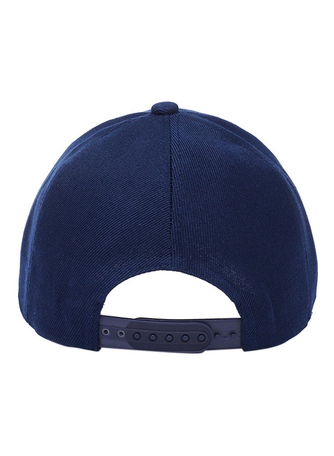 Letter  Embroidered Baseball Cap Blue  - Image 2