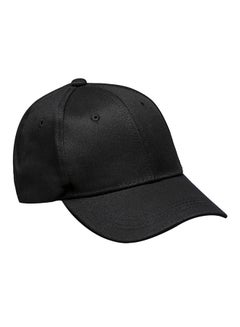 Generic Cotton Solid Baseball Cap Black  - Image 2