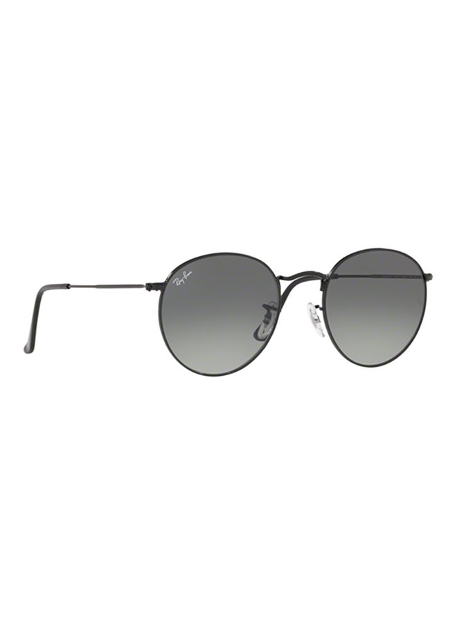 Ray-Ban Men's Full Rim Round Sunglasses - RB3447N - Lens Size: 53 mm - Black - Image 2
