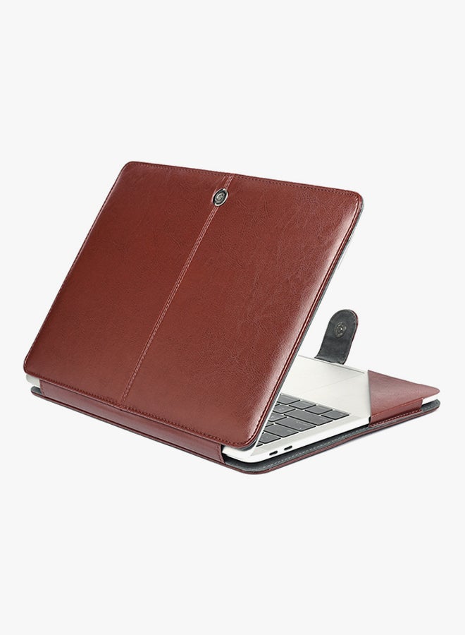 غطاء حماية لجهاز أبل ماك بوك ريتينا مقاس 13.3 بوصة بني - Image 3