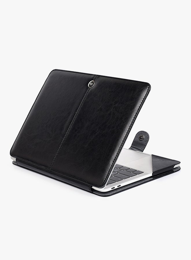 غطاء حماية لجهاز أبل ماك بوك ريتينا مقاس 13.3 بوصة أسود - Image 3