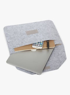 Generic Protective Sleeve For Apple MacBook 15.4 Inch Light Grey  - Image 3