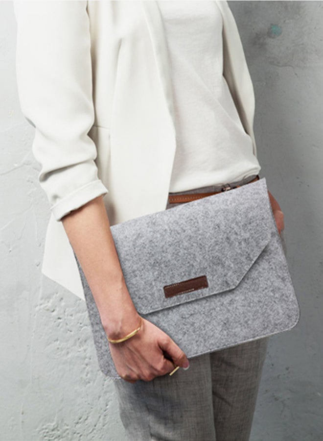 Protective Sleeve For Apple MacBook 15.4 Inch Light Grey  - Image 4
