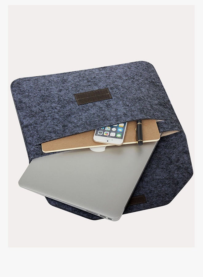 Generic Protective Sleeve For Apple MacBook 12 Inch Dark Grey  - Image 4