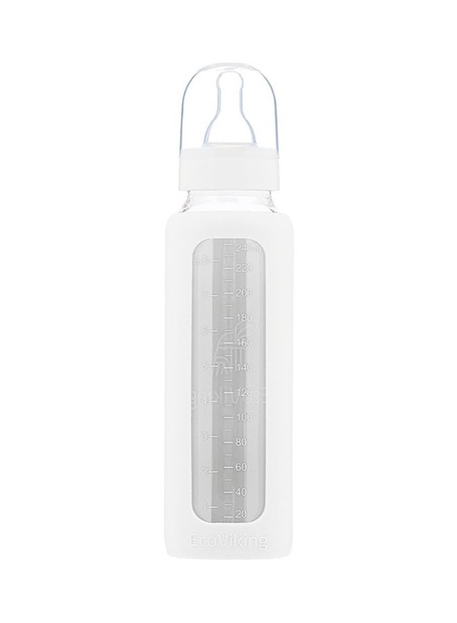 EcoViking Standard Feeding Bottle With Sleeve, 240 ml