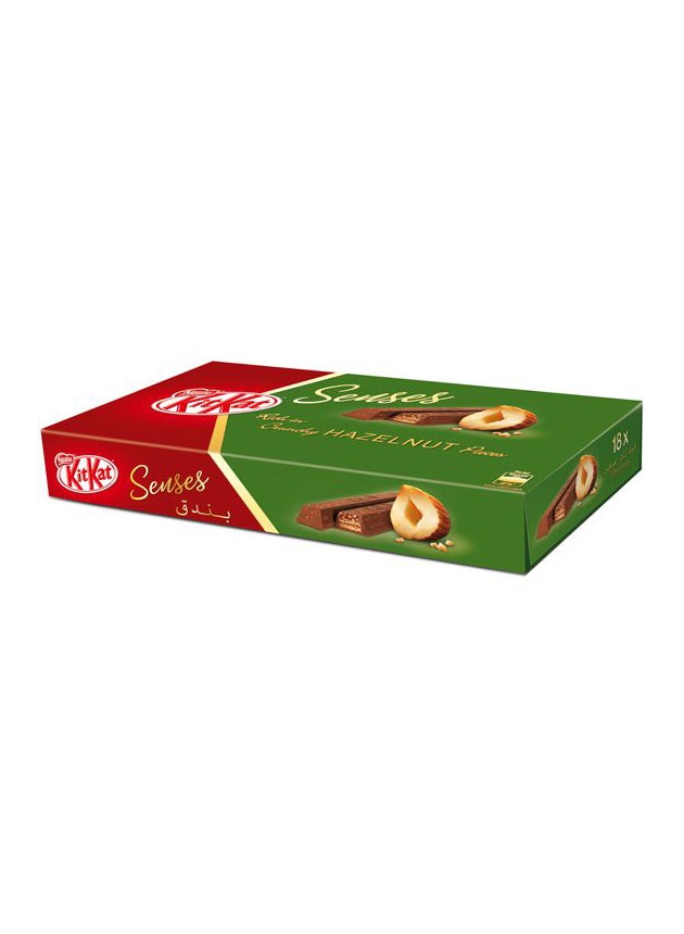 Nestle - KitKat Senses Milk Chocolate Hazelnut Wafer Bar 18 x 23grams - Image 1