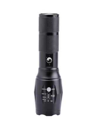 5 Modes Multifunction LED Flashlight Torch Set Black 19cm - v1532934596/N15989723A_1