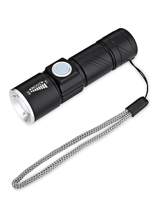 2-Piece LED Mini Flashlight Set Black 3cm - Image 1