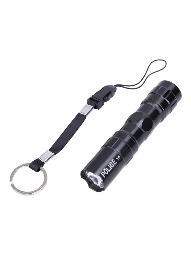 LED Mini Flashlight Black 10centimeter