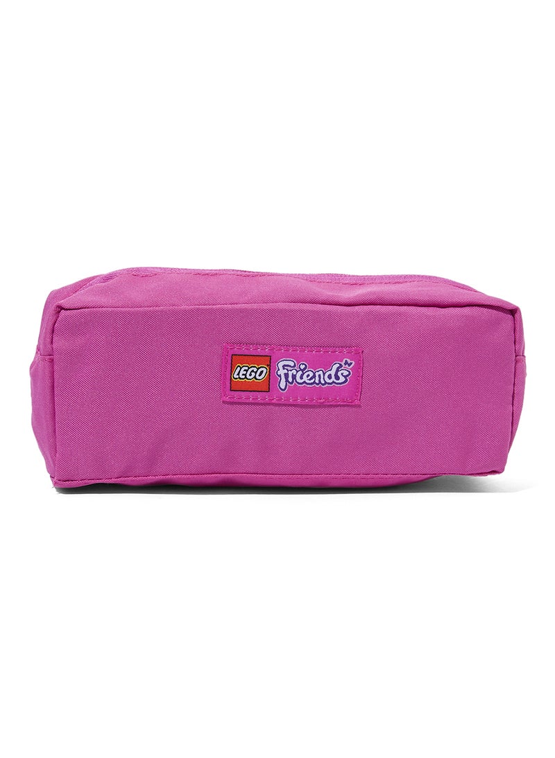 ليغو حافظة أقلام مزودة بسحّاب للإغلاق وردي - Image 1